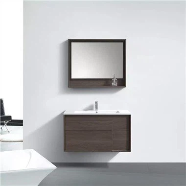 Stór einn vaskur baðherbergisskápur